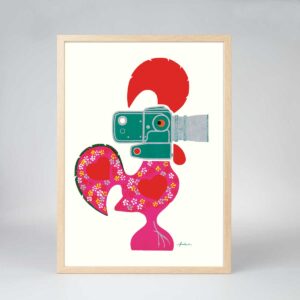 The Rooster and The Hasselblad\nAvailable in 3 versions