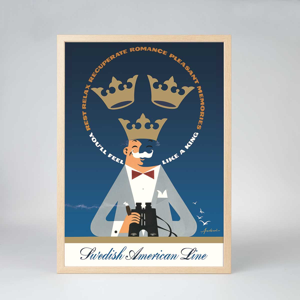 Exclusive print Swedish American Line Version 2 Antoni Legacy