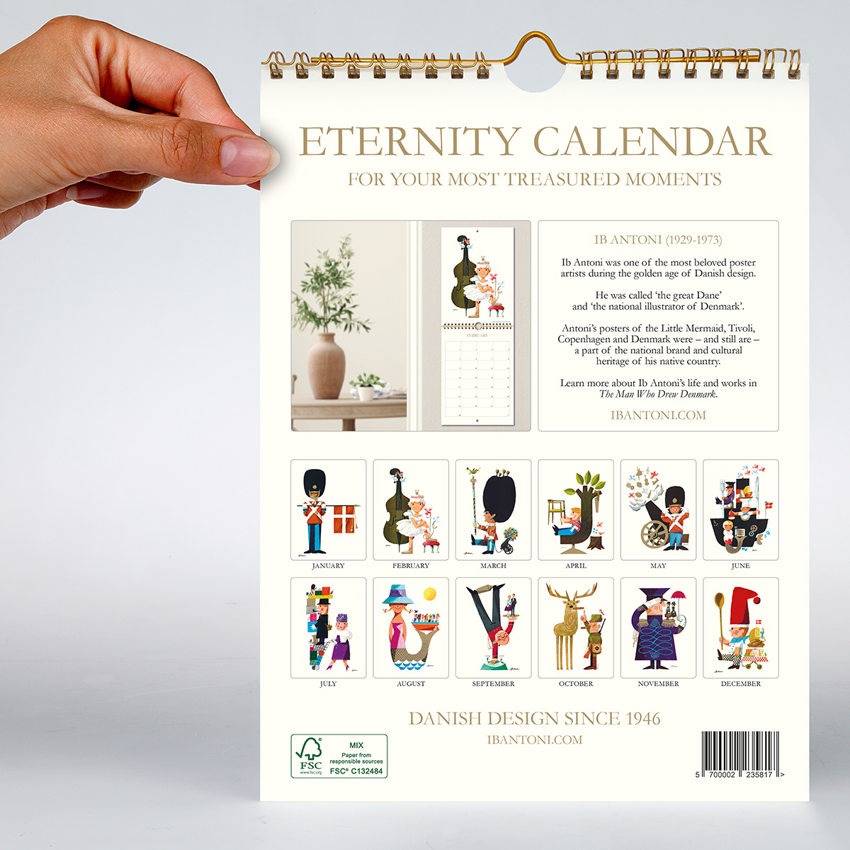 Eternity Calendar: Mermaid Calendar - Antoni Legacy